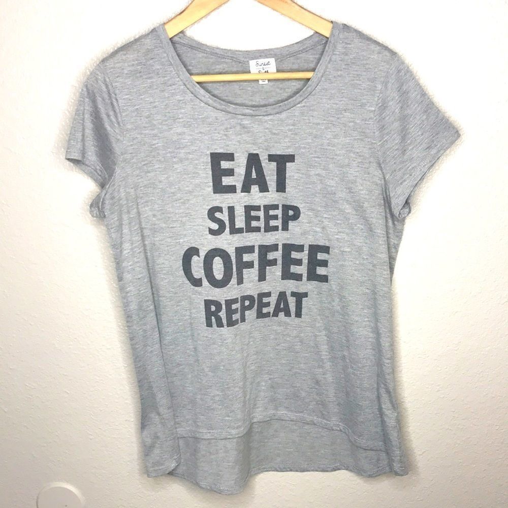 Sunset & Sixth Coffee T-shirt Tee hi-low graphic